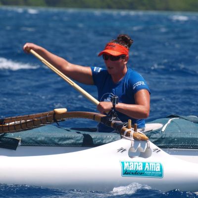 Mid way through the Pailolo Crossing race, somewhere between the island of Maui & Molokai, 2015